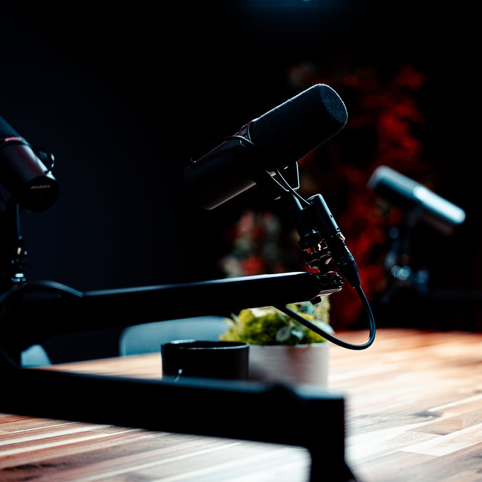 Podcast Production & Content Studio > Our Facilities > Microphones > Image 1